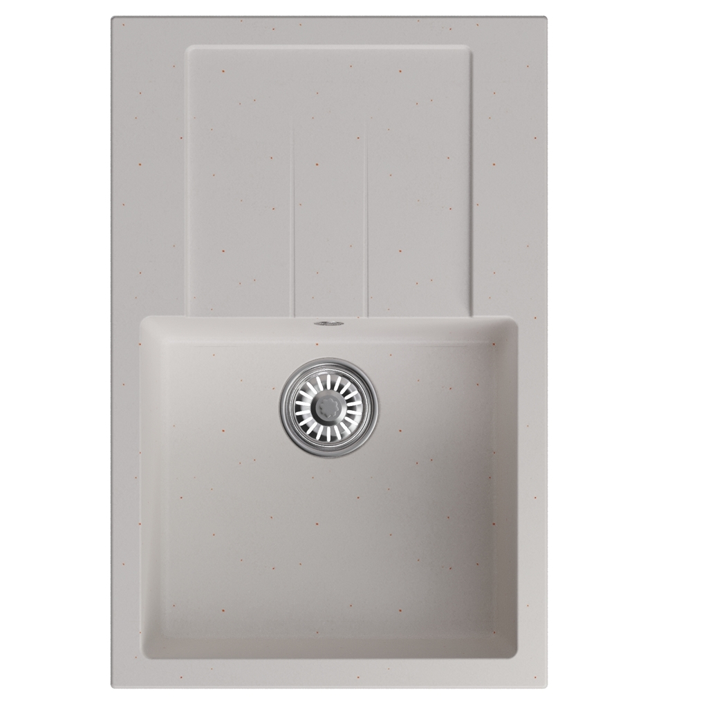 Мойка ML-GM31 с крылом, белая, 331, 770*500*190мм NEW