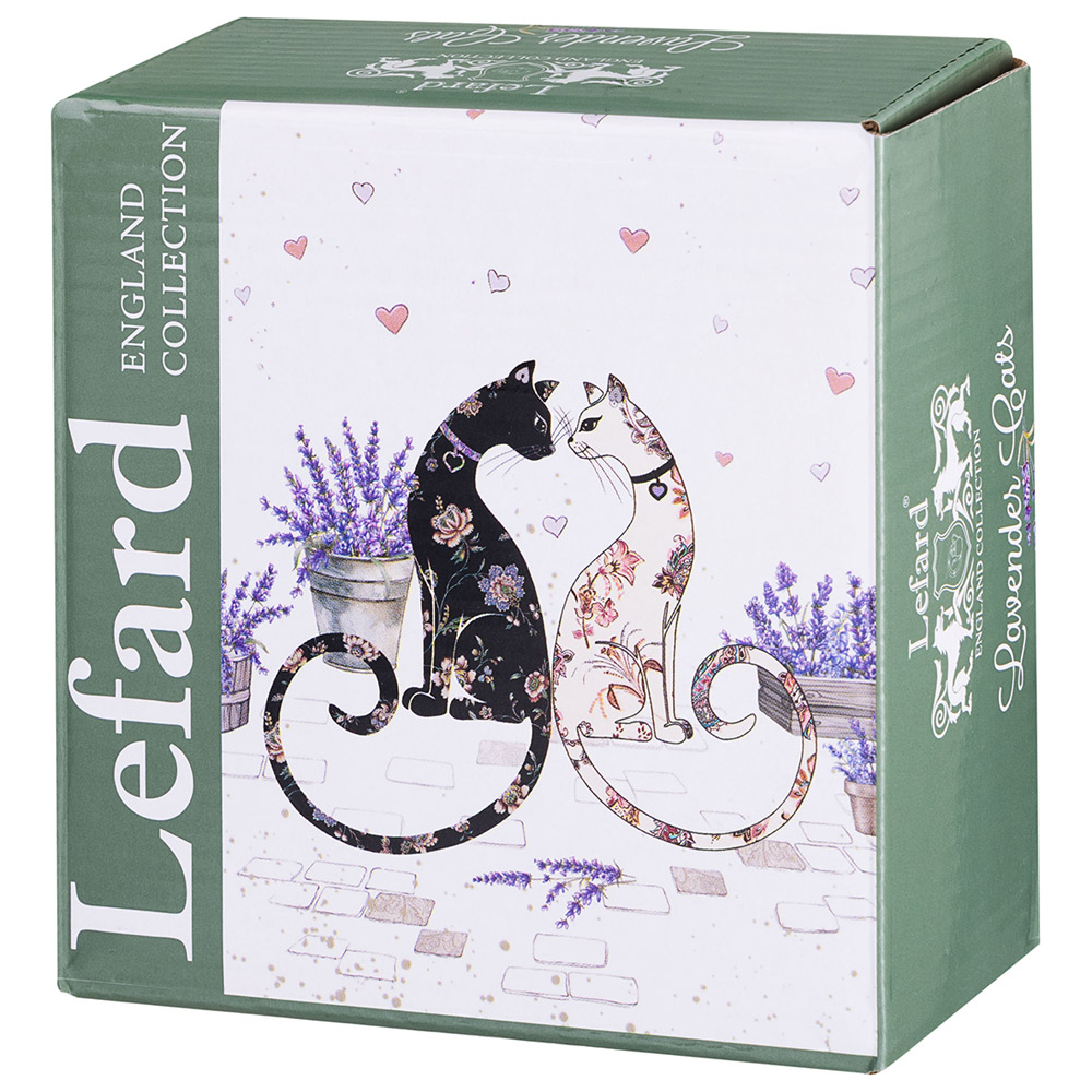 НАБОР РОЗЕТОК LEFARD, ЛАВАНДОВЫЕ КОТЫ, 2 ШТ. 11*3, 5 СМ, КОР=36НАБ.