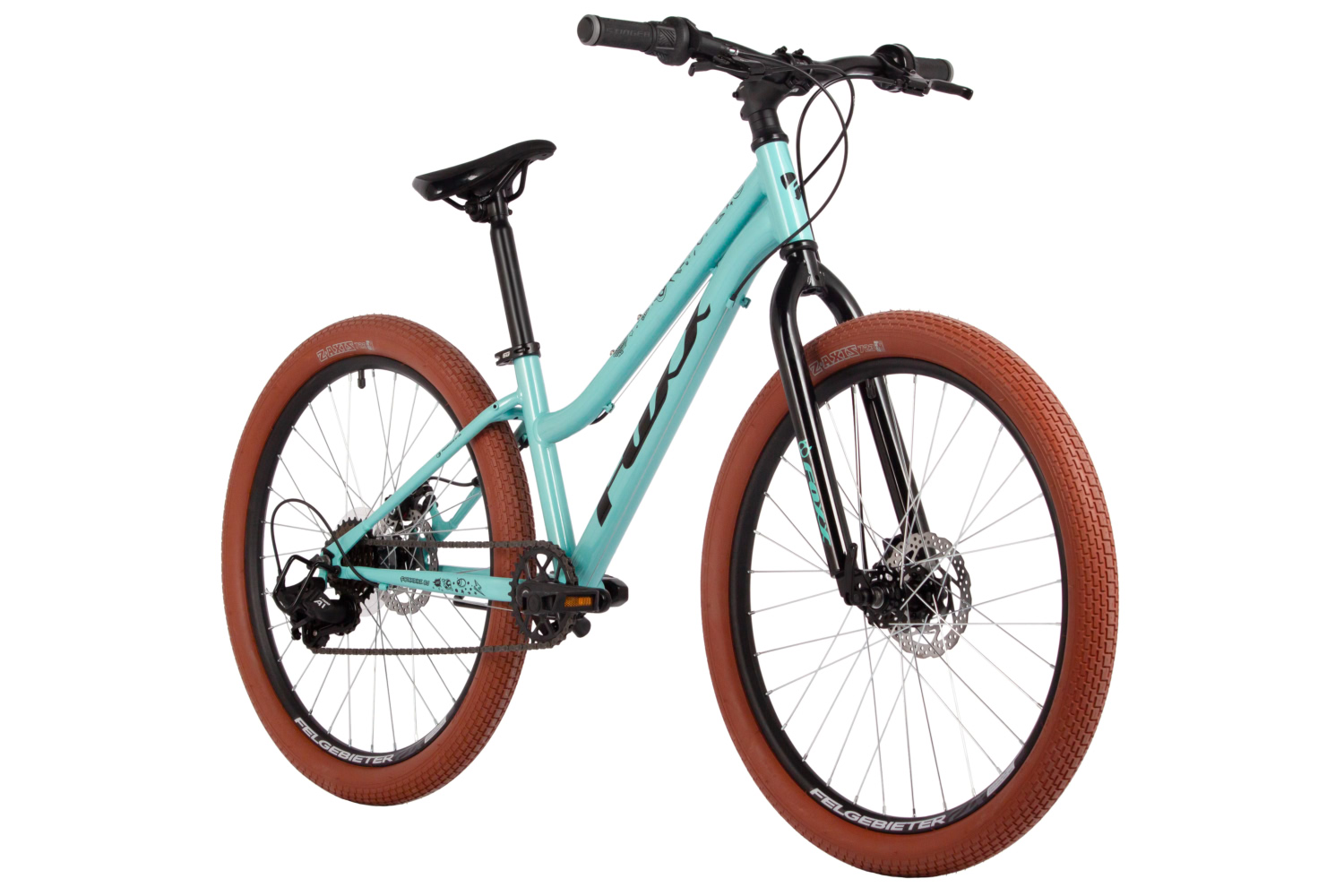 Велосипед FOXX 24, LATINA JR зеленый, сталь, размер 12,