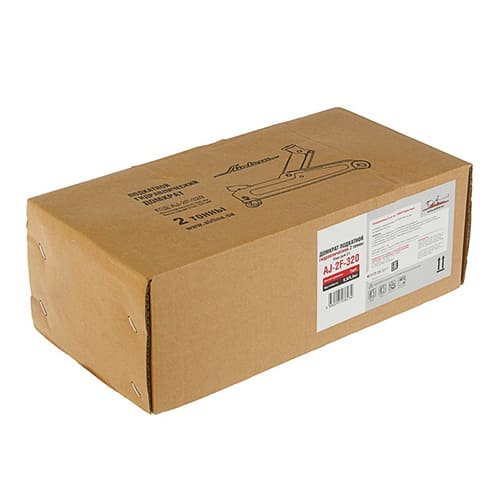 Домкрат подкатной 2 т гидравлический высота подъема 125-320мм, 1/1