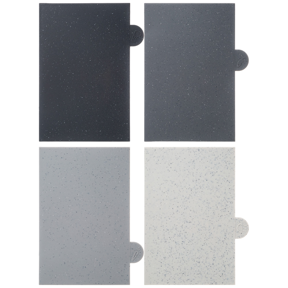 НАБОР ИЗ 10ПР: 5 НОЖЕЙ, 4 ДОСКИ И ПОДСТАВКА ЦВЕТ ЧЕРНЫЙ AGNESS