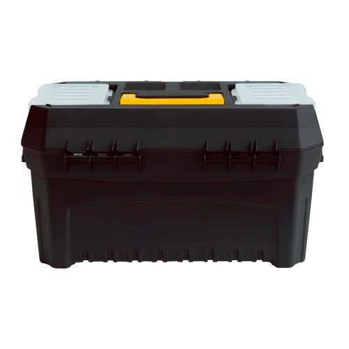 Ящик для инструментов Saturn 16.5, 420х250х230 мм, с органайзером и вставкой, черный