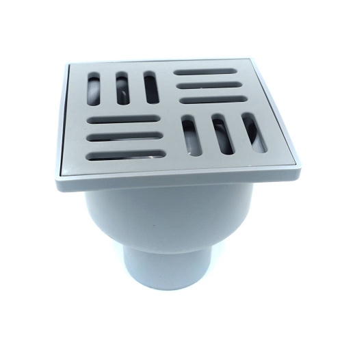 Трап с вертик. спуском 50 АНИ ТА5204 не регулируемый, пластик. решетка 100*100, 1/16