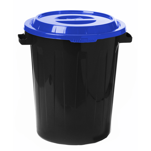 Бак для мусора 60л, синий, 1/1