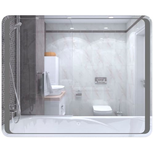 Зеркало MIXLINE, Валерия, 1000*800, ШВ сенсорный выключатель, светодиодная подсветка