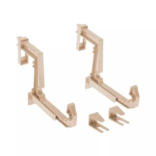 Крепление для балконных ящиков IDEA М 3229, универсальное, белая глина, 2 шт,