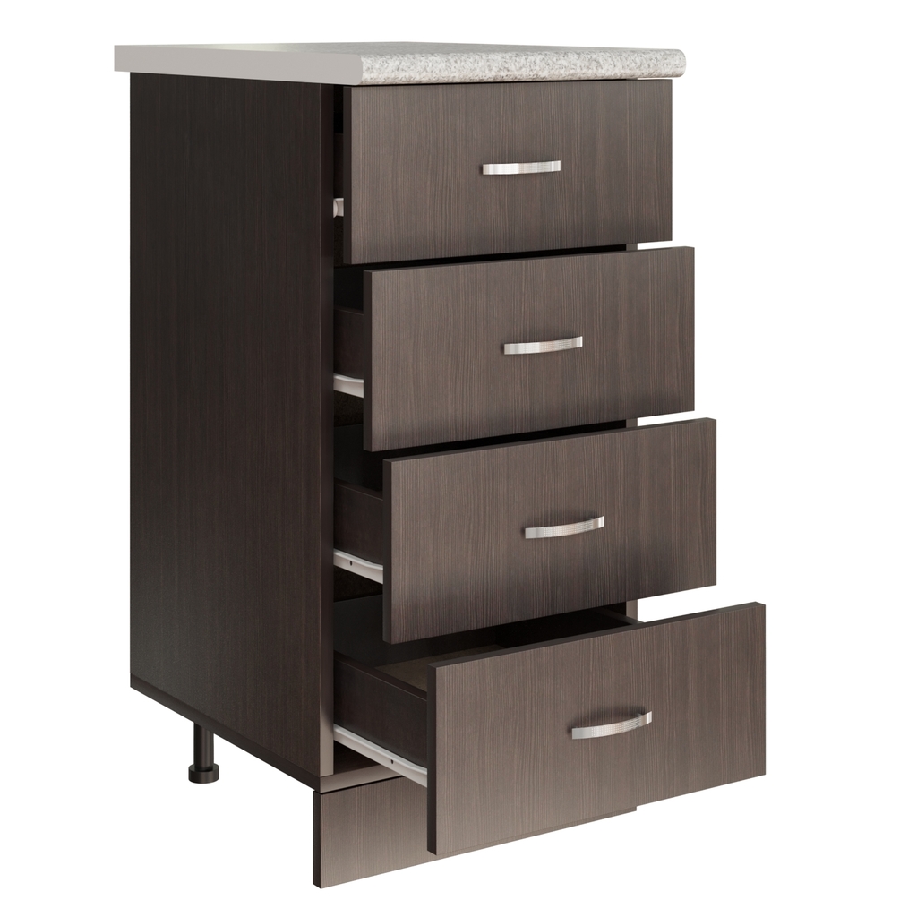 Стол разделочный 40 венге, 4 ящика