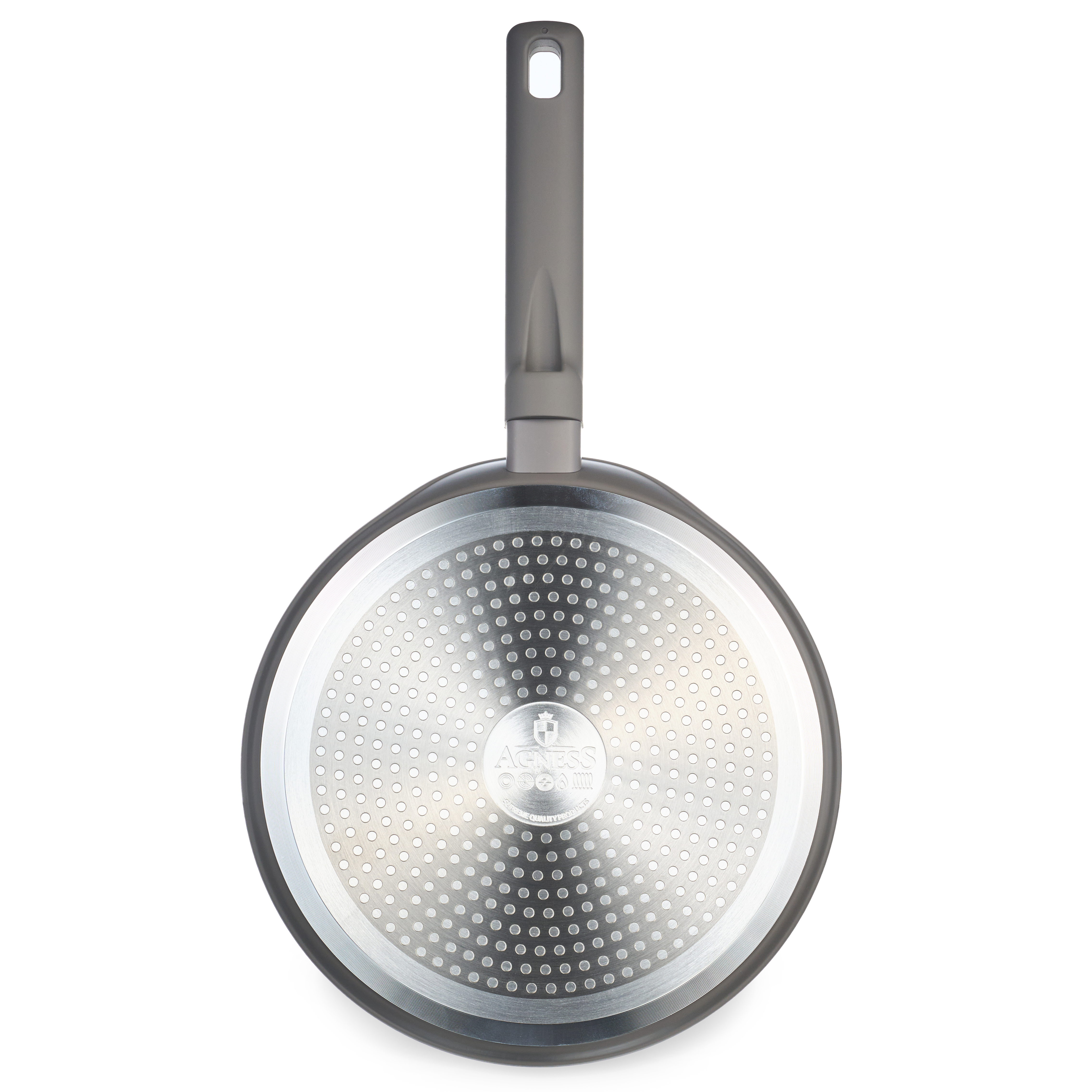 СКОВОРОДА БЛИННАЯ С АНТИПРИГАРНЫМ ПОКРЫТИЕМ PFLUON MARBLE, 24*4,3 СМ