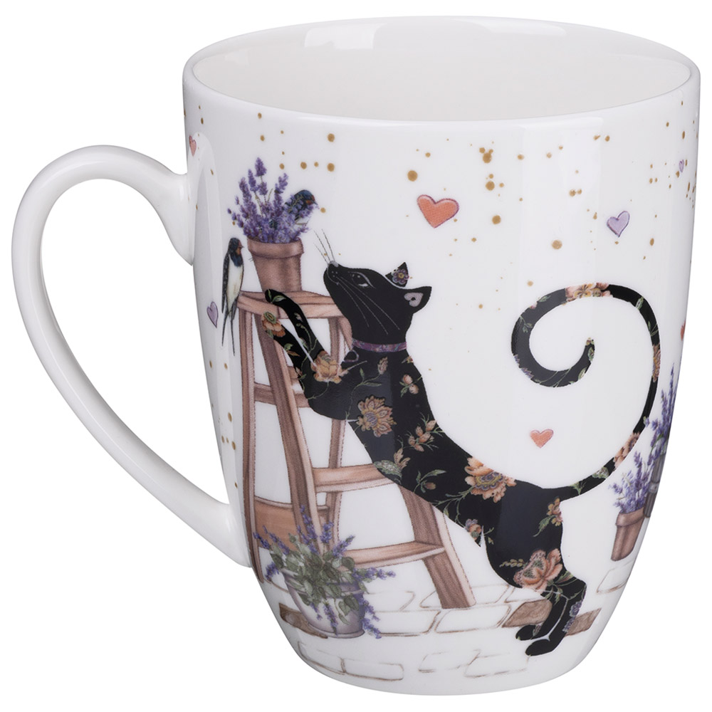 КРУЖКА LEFARD, ЛАВАНДОВЫЕ КОТЫ, 430 МЛ, КОР=24ШТ.