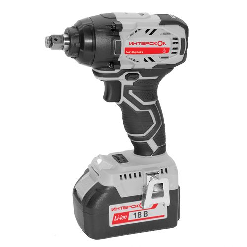 Гайковерт аккумуляторный ГАУ-350/18ВЭ, бесщеточный, ударный