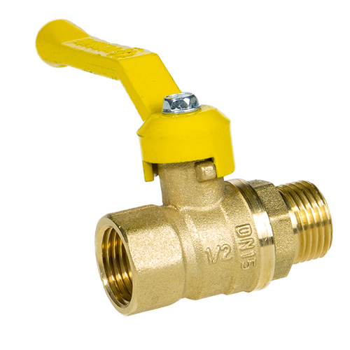 Кран шар ГАЗ 1/2 ГШ ручка СТАНДАРТ ГАЛЛОП, 1/60