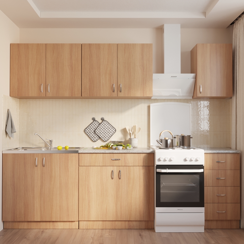 Тумба 50 ЛДСП дуб, ОТДЕЛЬНО ПРИОБРЕТАЕТСЯ МОЙКА