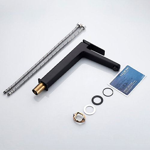 Смеситель для раковины LEDEME шар. 40 мм 1178В черный, 1/10