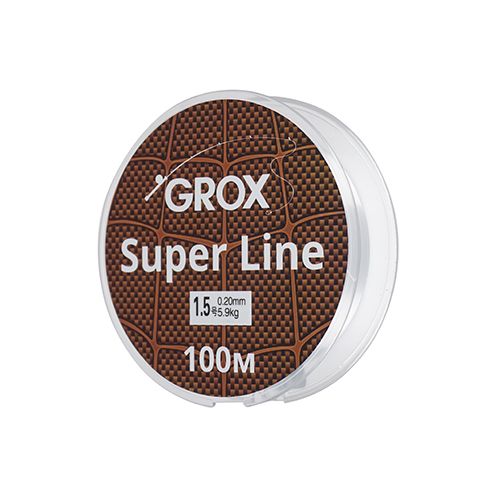 Леска GROX Super Line Универсальная 0,20х100м, 5,9кг 1/500