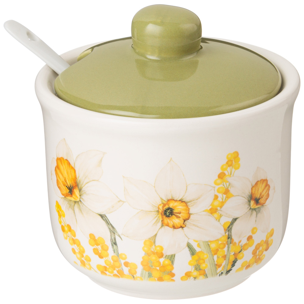 САХАРНИЦА С ЛОЖКОЙ AGNESS, SUNDAY, 10*9, 5 СМ 300 МЛ, КОР=36ШТ.