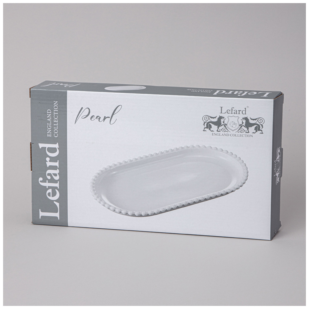 БЛЮДО ОВАЛЬНОЕ LEFARD, PEARL, 31*17, 5*3 СМ, КОР=24ШТ.
