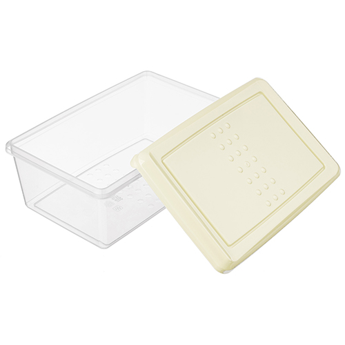 Комплект контейнеров для продуктов Homver Asti 221100925/01, прямоугольных 1.05 л х 3 шт, светло-бежевый