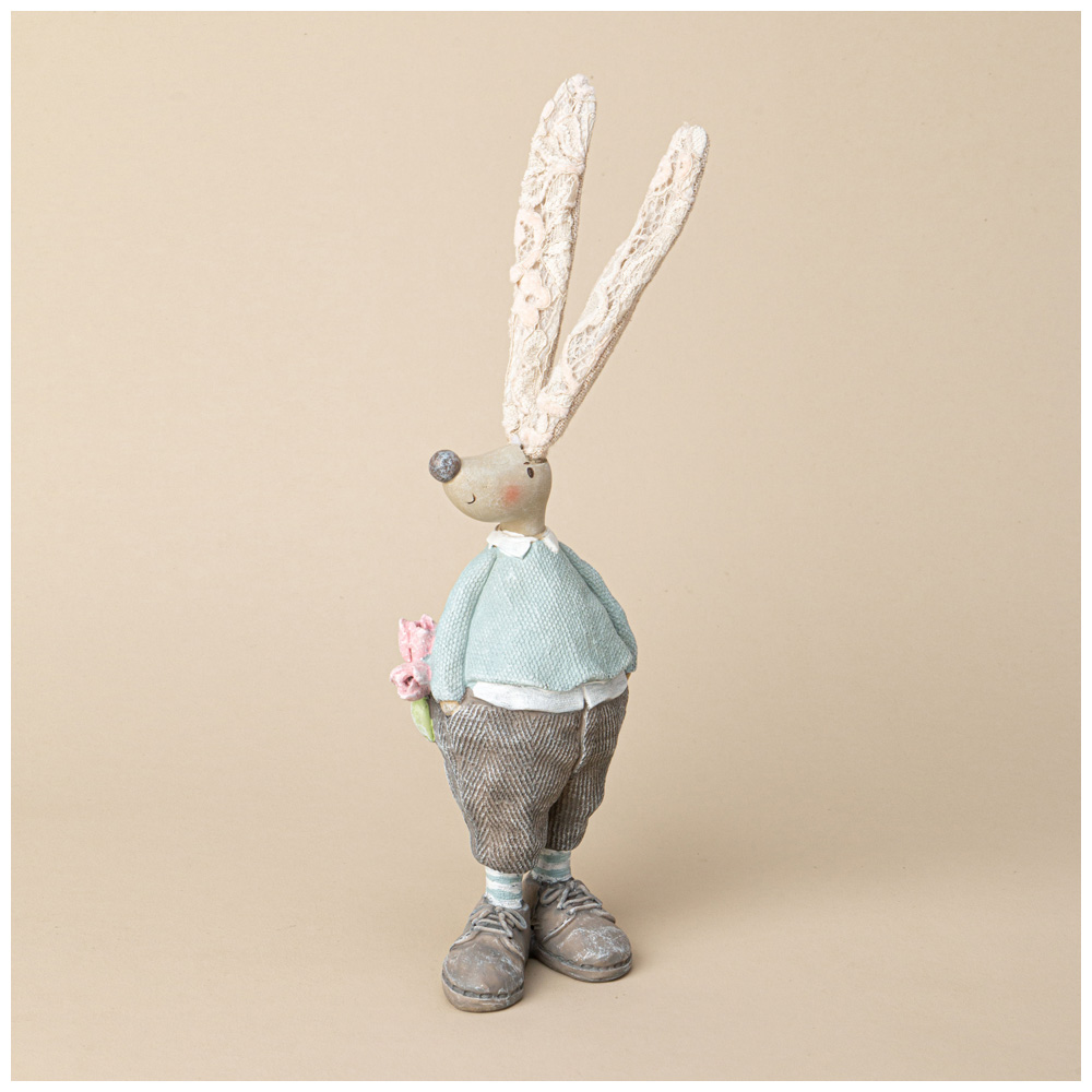 ФИГУРКА ДЕКОРАТИВНАЯ КРОЛИК 8.5X7X28 СМ