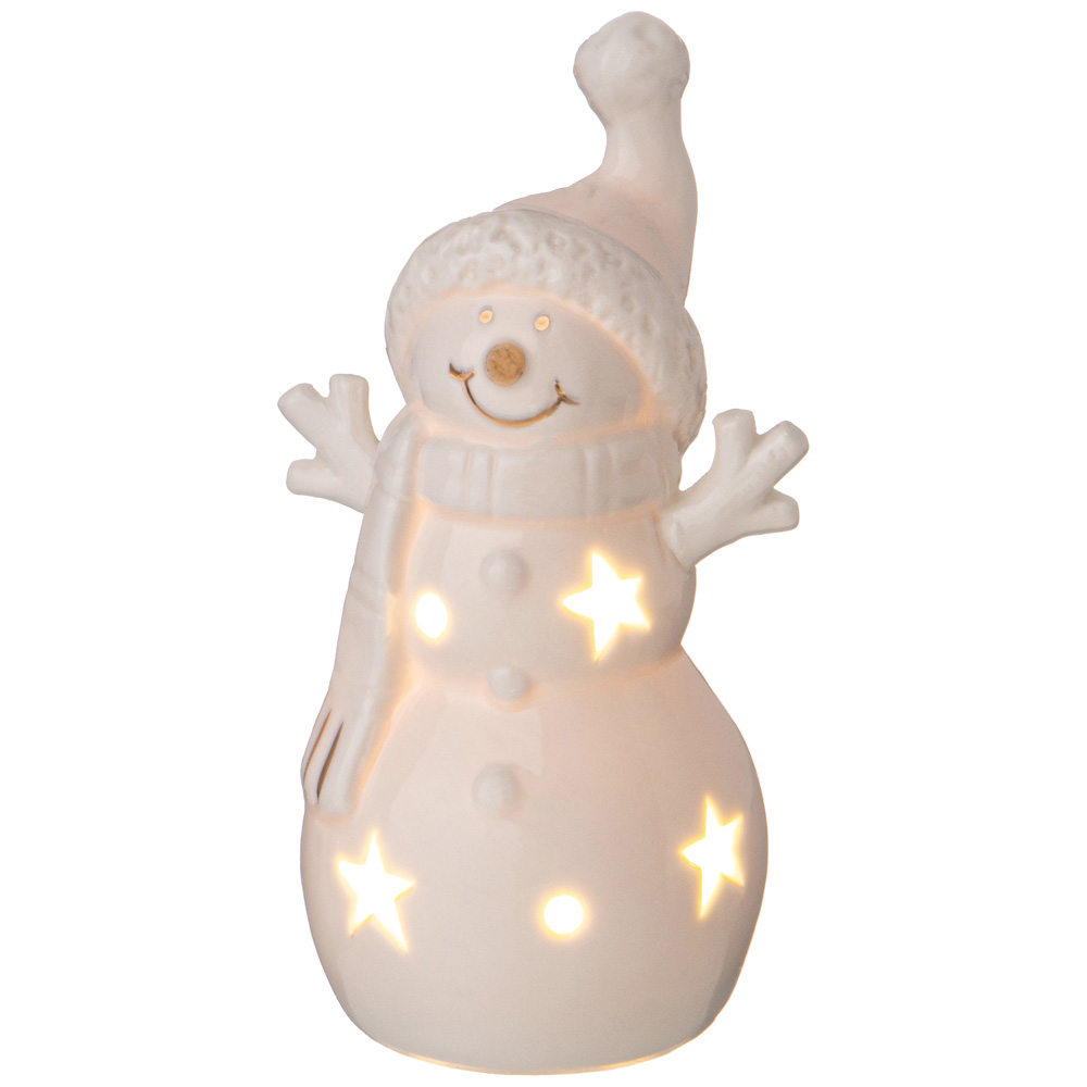 ФИГУРКА, СНЕГОВИК, С LED-ПОДСВЕТКОЙ 6, 1*5, 8*12 СМ