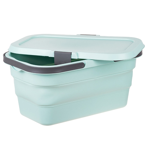 Корзина для пикника 16 л IDEA ФЛЕКС М 1239, складная, морская волна