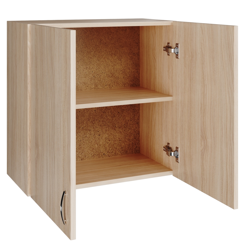 шкаф навесной кухонный 60 венге светлое, дуб млечный