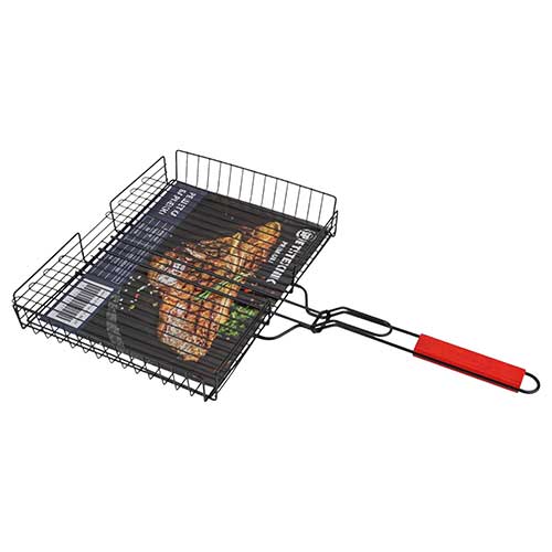 Решетка для барбекю SPETSTEXNIK корзинка большая 420*300*60 усиленная, 1/20