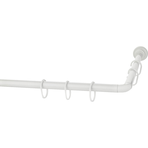 Распорка для ванной угл. белая 0,90*1,80 Zalel, на блистере, 1/20