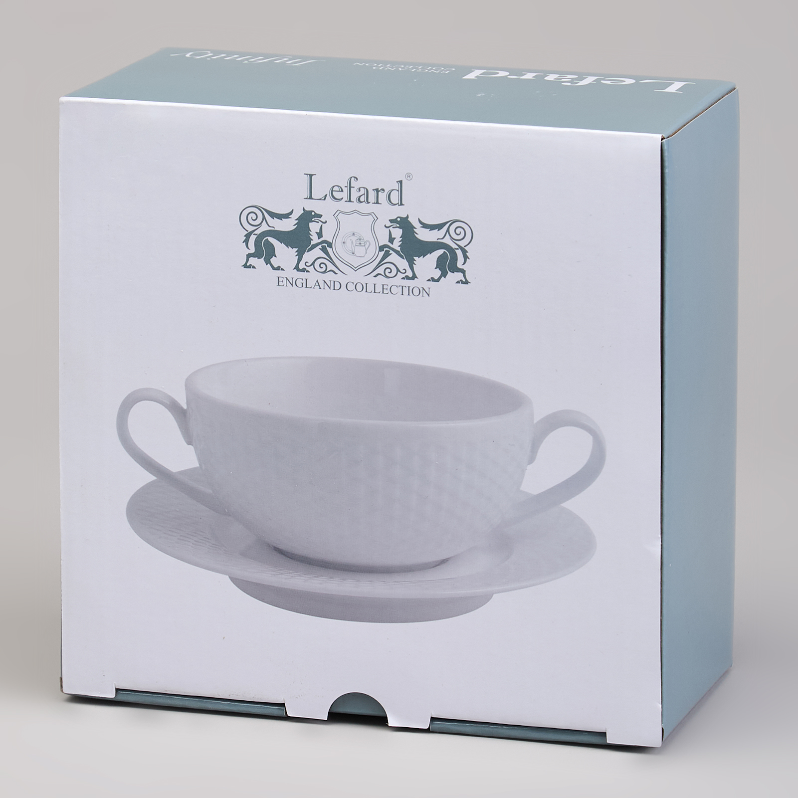 БУЛЬОННИЦА С БЛЮДЦЕМ LEFARD, INFINITY, 300 МЛ, КОР=24НАБ.