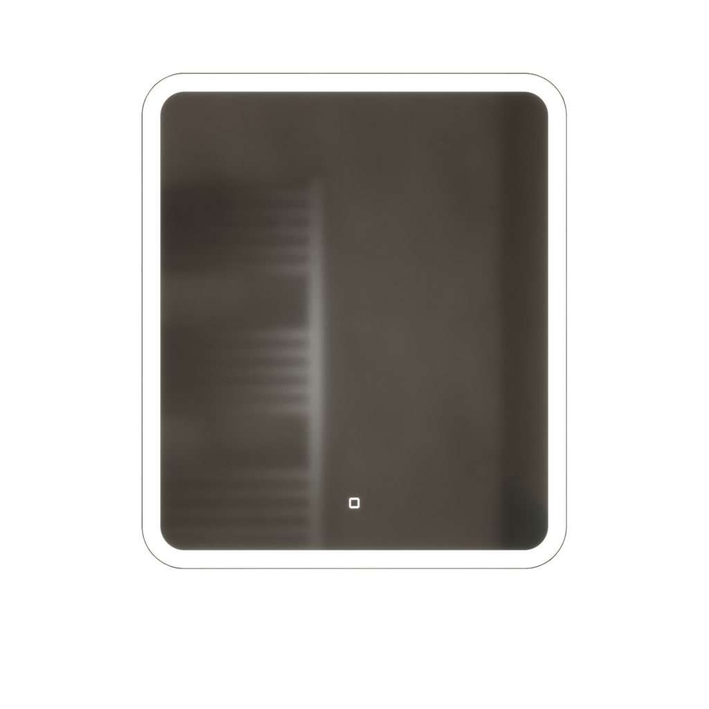 Зеркало MIXLINE, Стив, 600*700, ШВ сенсорный выключатель, светодиодная подсветка