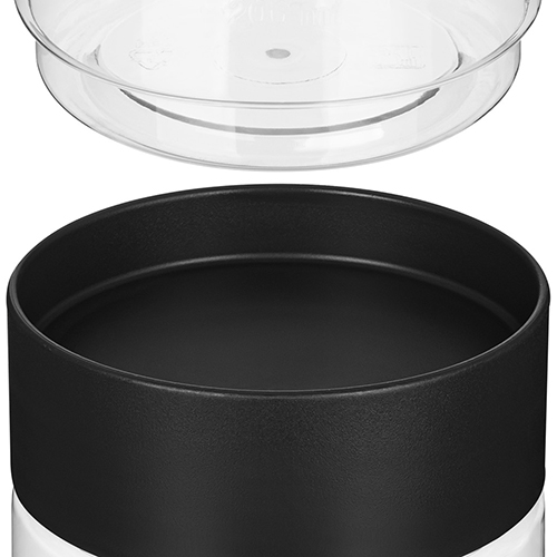 Емкость для сыпучих продуктов 1.5 л Homver Asti 221102830/02, черная