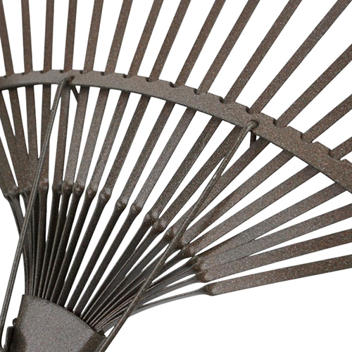 Грабли веерные пластинчатые 22 зубьев порошковый окрас без черенка SPETSTEXNIK, 10/10