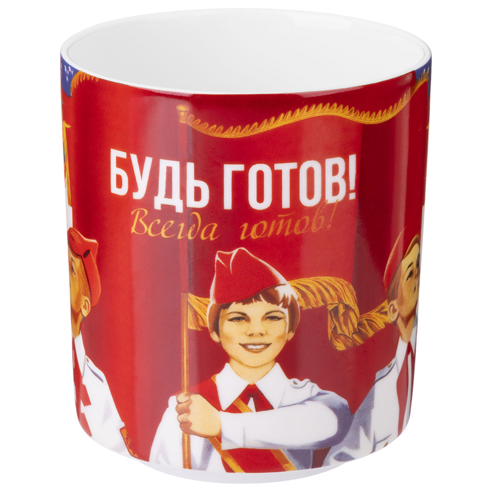 КРУЖКА LEFARD, БУДЬ ГОТОВ, 430 МЛ, КОР=48ШТ.