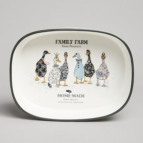 ФОРМА НА МЕТАЛ.ПОДСТАВКЕ LEFARD "FAMILY FARM" 30*19*9,5 CM