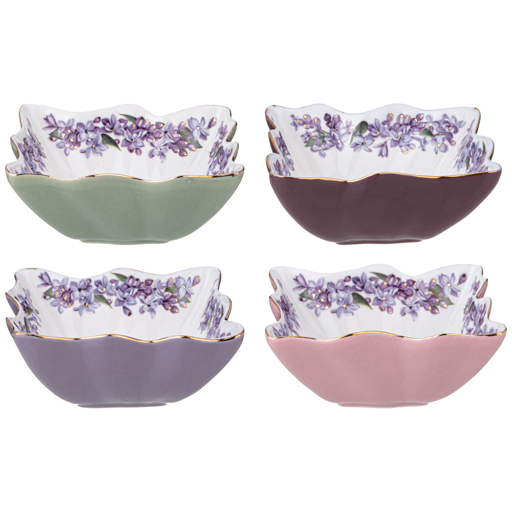 НАБОР РОЗЕТОК LEFARD, LILAC, 4 ШТ. 10 СМ, КОР=12НАБ.