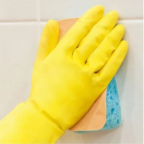 Перчатки резиновые хозяйственные Центи/Азур р. S YORK, 12/144