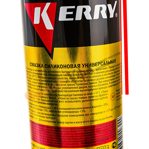 Смазка универсальная силиконовая аэроз. 210 мл KERRY-941-1, 1/12