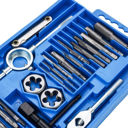 Метчик и плашка набор 40пр М3-М12