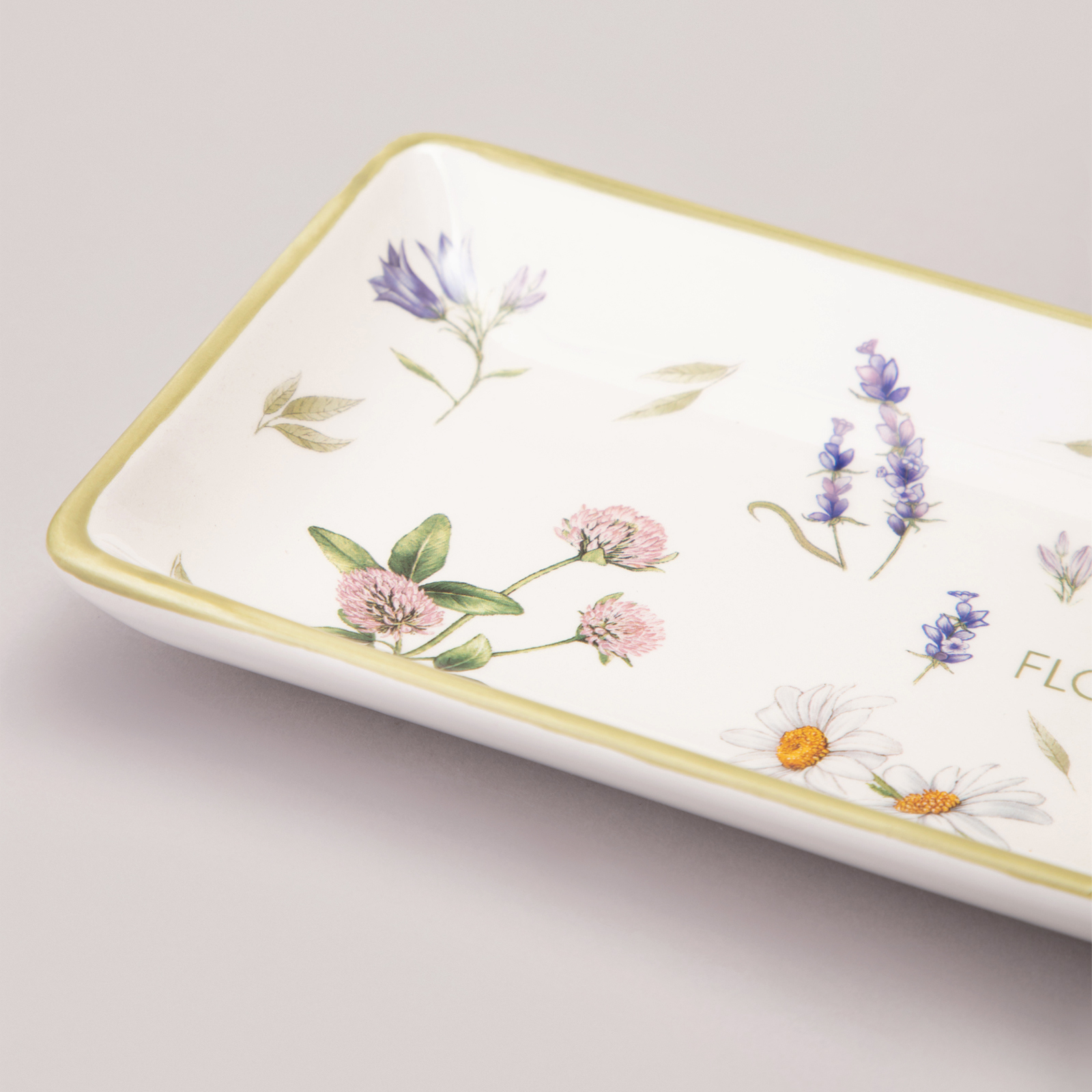 БЛЮДО AGNESS, FLOWER STORY, 28*12*3 СМ, КОР=32ШТ.