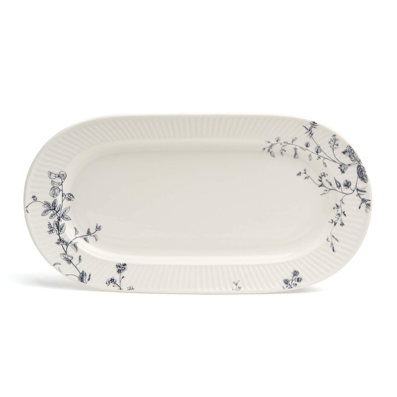 БЛЮДО ОВАЛЬНОЕ LEFARD, BLUE GARDEN, 30*16, 5*2, 5 СМ