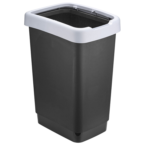 Контейнер для мусора 25 л IDEA ТВИН М 2469, серый