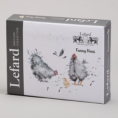 ПОДСТАВКА ПОД ЛОЖКУ LEFARD, FUNNY HENS, 15*11, 5*2, 5 СМ, КОР=48ШТ.