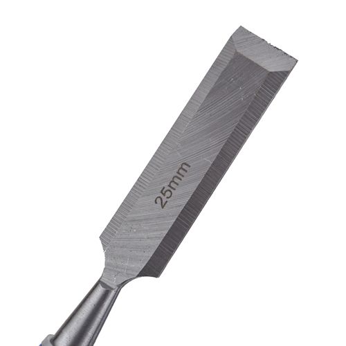 Стамеска 6мм, 12мм, 18мм, 25 мм, набор 4шт пласт. ручка, 1/36