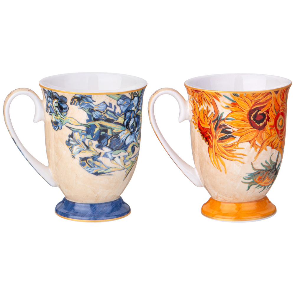 НАБОР КРУЖЕК LEFARD, ART COLLECTION,  В. ВАН ГОГ 2 ШТ. 280 МЛ, КОР=12НАБ.