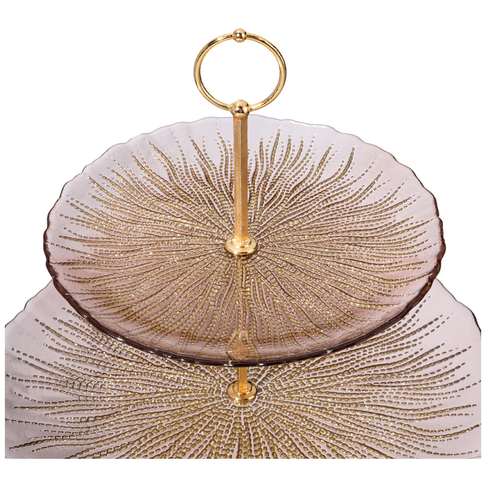 ЭТАЖЕРКА 2Х-ЯРУСНАЯ, SUNRAYS, 21СМ/28СМ