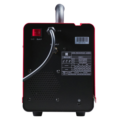 Сварочный инверторный полуавтомат FUBAG IRMIG 200 SYN LED с горелкой 250А в комплекте