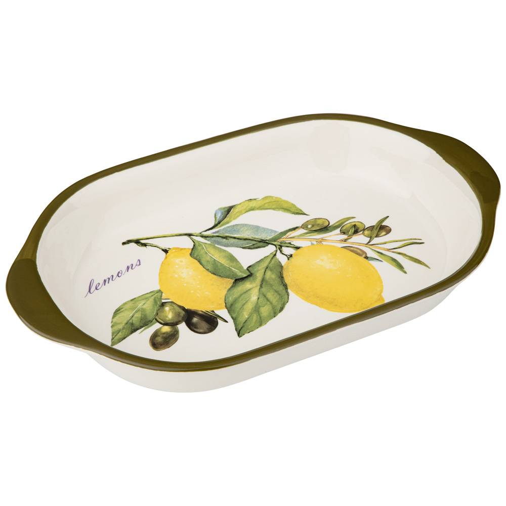 БЛЮДО AGNESS, ЛЕМОН ТРИ, 28*17, 5*4, 5 СМ, КОР=18ШТ.