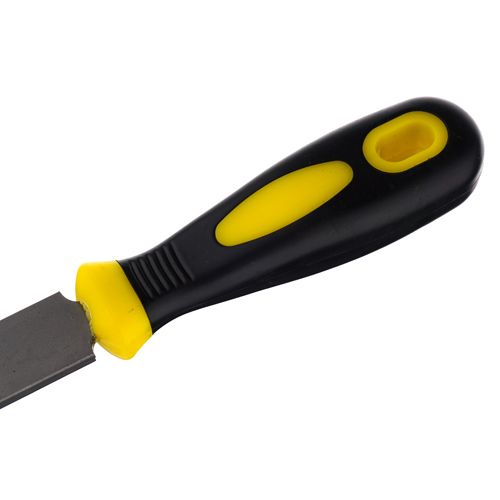 Напильник плоский 200мм, пластиковая ручка, 1/12/120