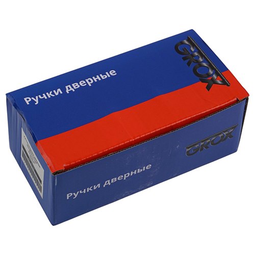 Ручка защелка дверная без фиксатора GROX ЗШ-TR-03 PB, золото 1/30
