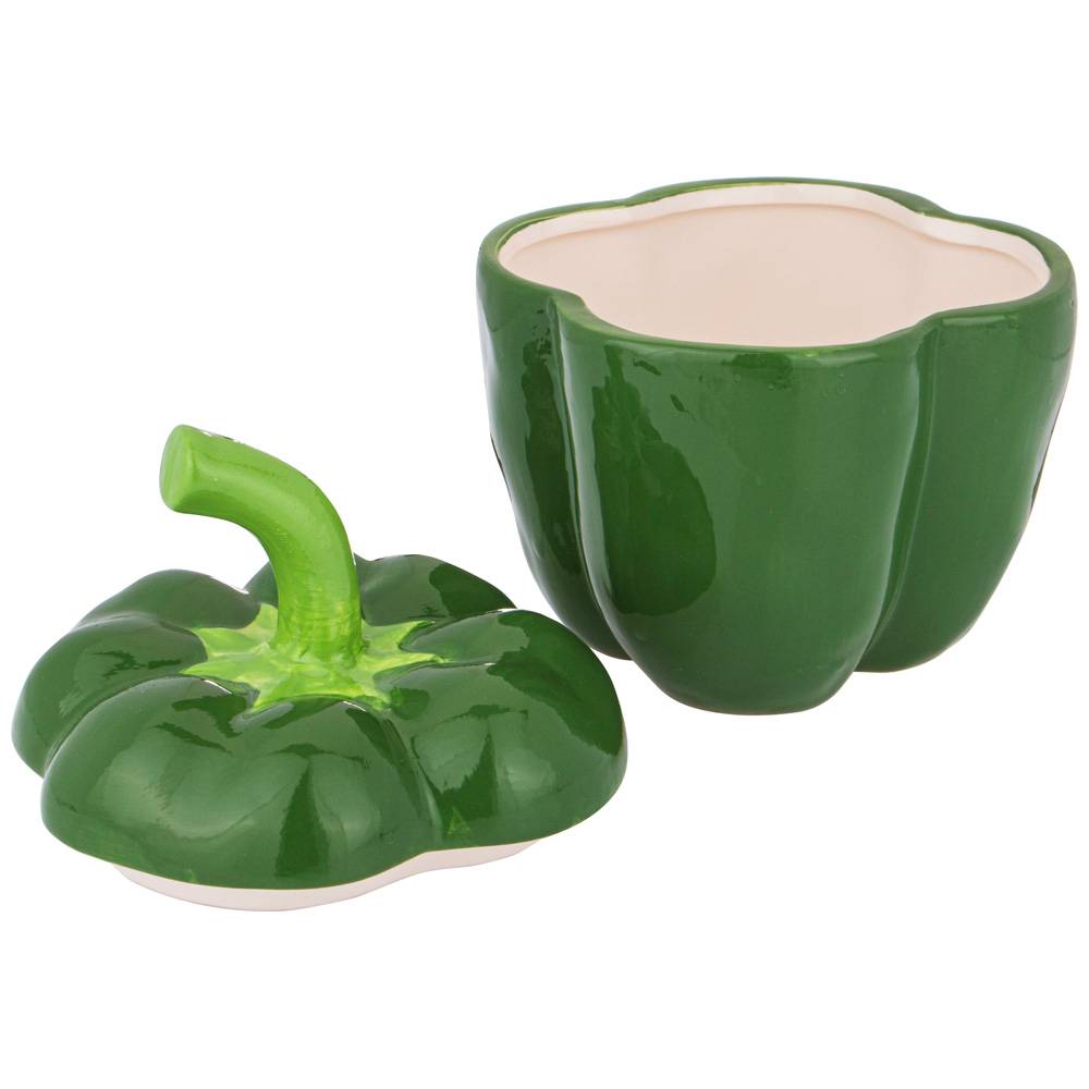 БЛЮДО ДЛЯ ЗАПЕКАНИЯ С КРЫШКОЙ, ПЕРЕЦ, 730 МЛ. 14*13*17 СМ. КОЛЛЕКЦИЯ, IL RACCOLTO,  КОР=18ШТ.