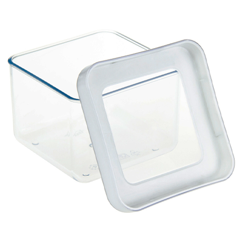 Емкость для сыпучих продуктов 0.5 л IDEA СТЕП М 1290, 10х10х7 см, белый